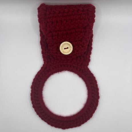 DARK RED TOWEL HANGER