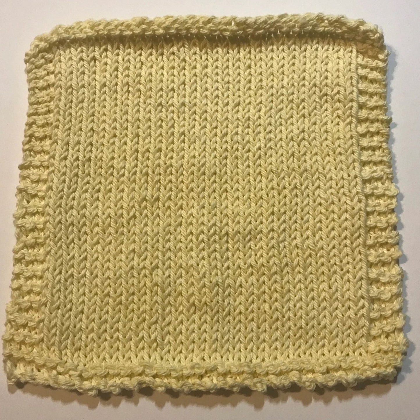DISHCLOTH- PALE YELLOW