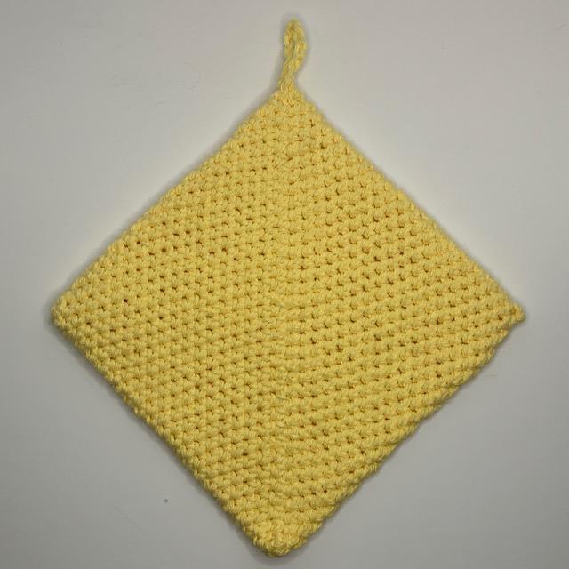POTHOLDER- YELLOW