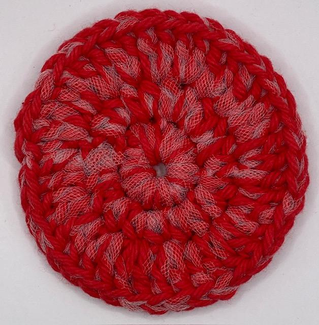 ROUND SCRUBBIE- RED