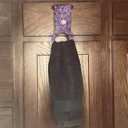 SHADES OF PURPLE TOWEL HANGER