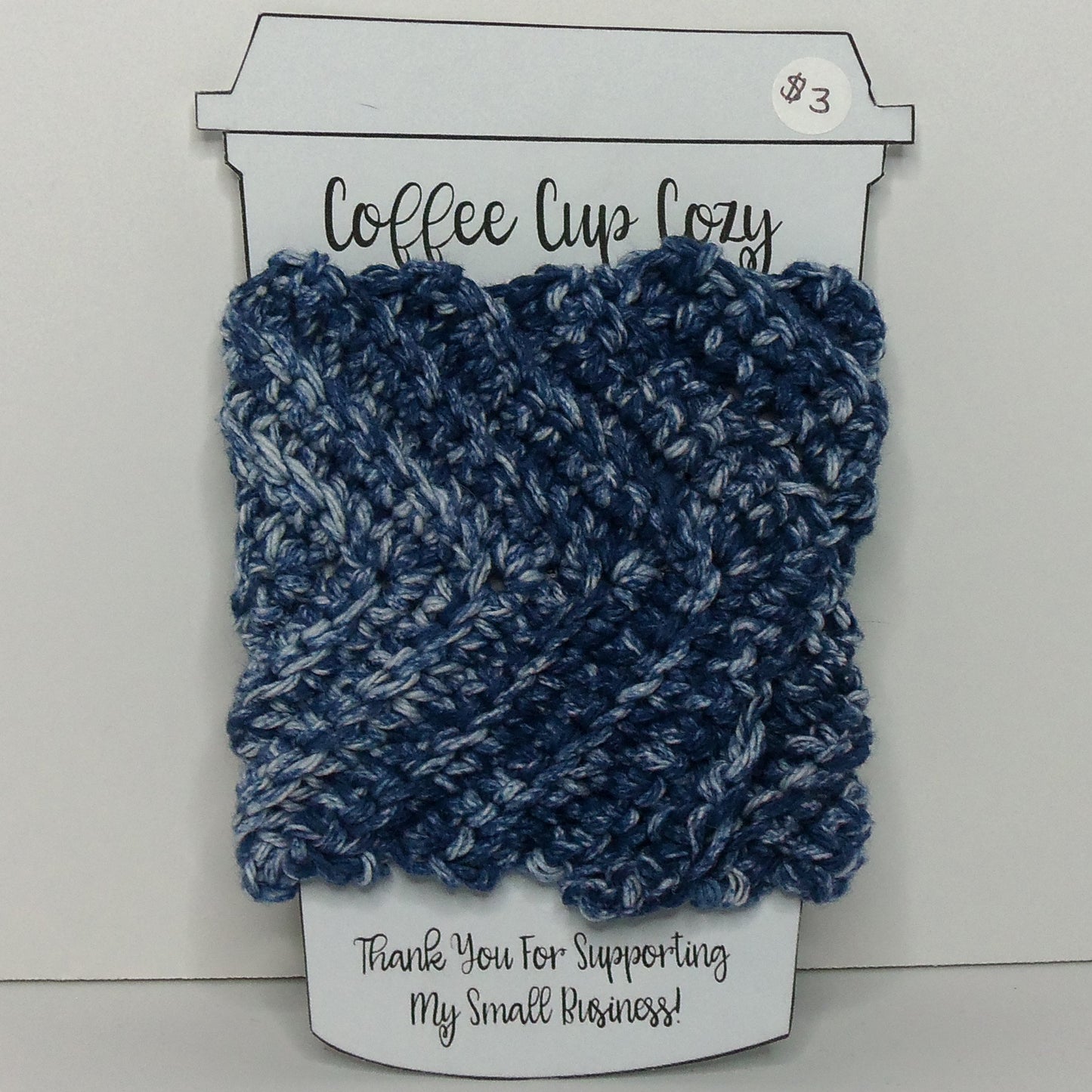 COFFEE COZY- DENIM BLUE