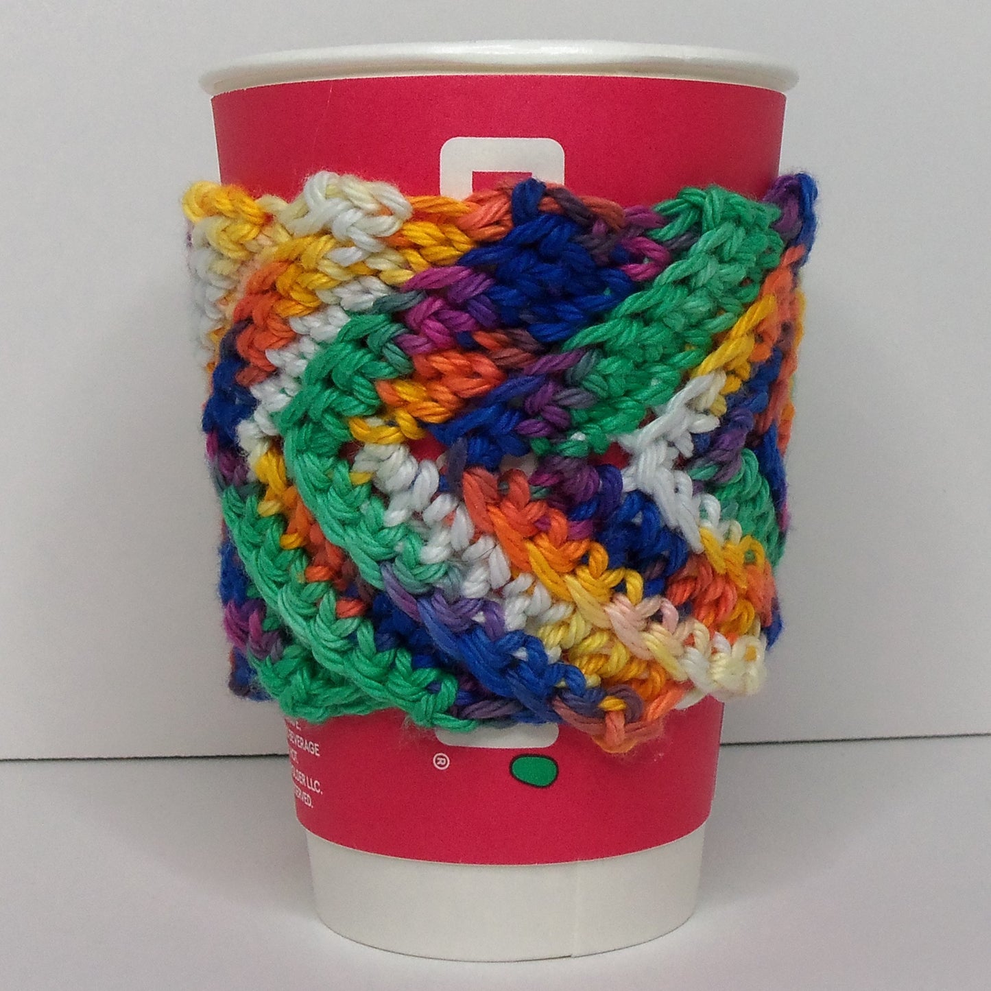 COFFEE COZY- RAINBOW