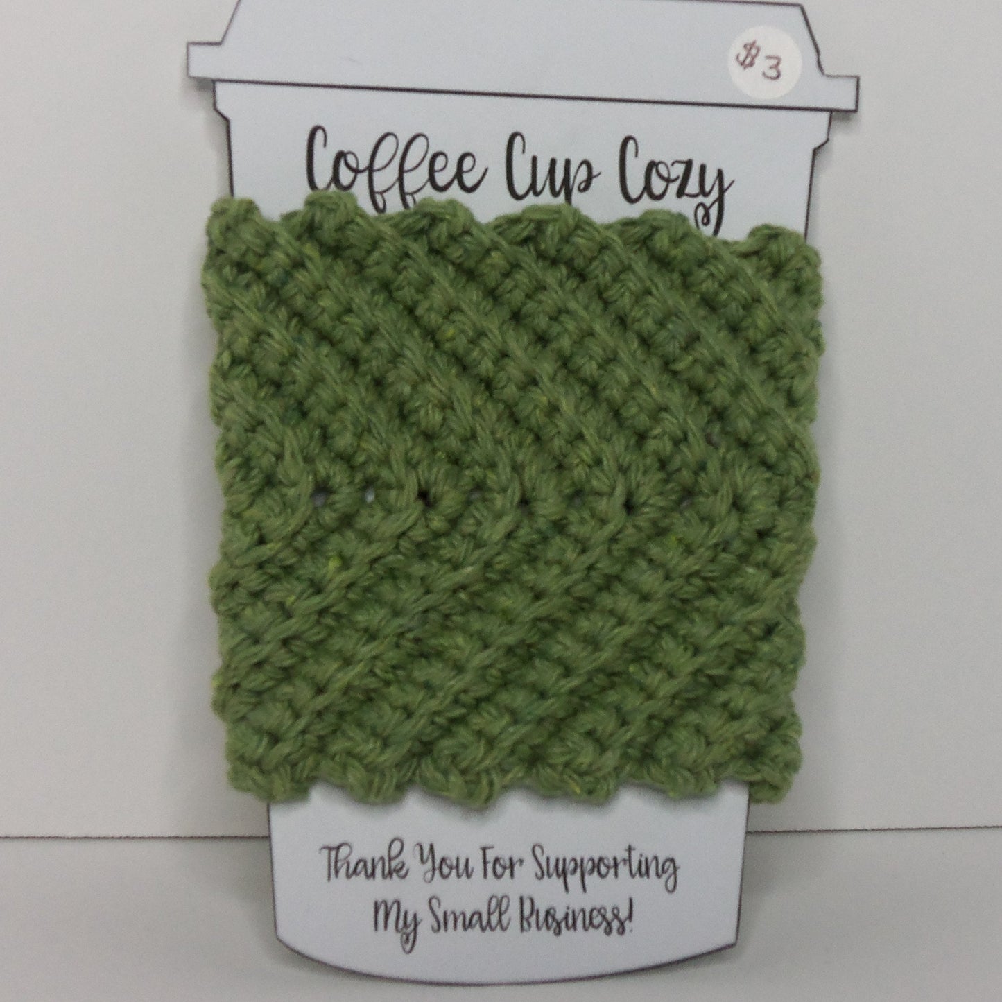 COFFEE COZY- SAGE GREEN