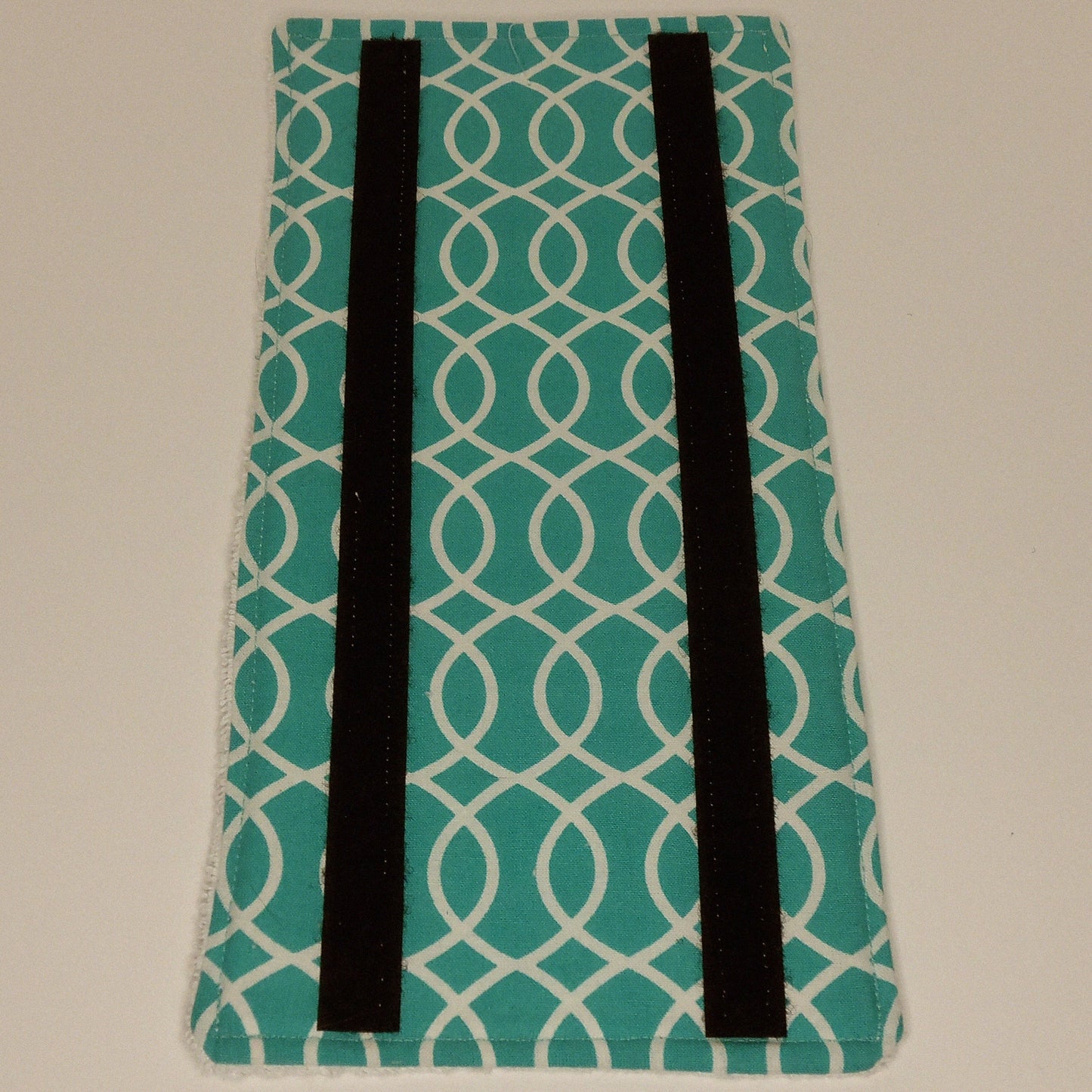 WET MOP PAD- TEAL AND WHITE CIRCLES