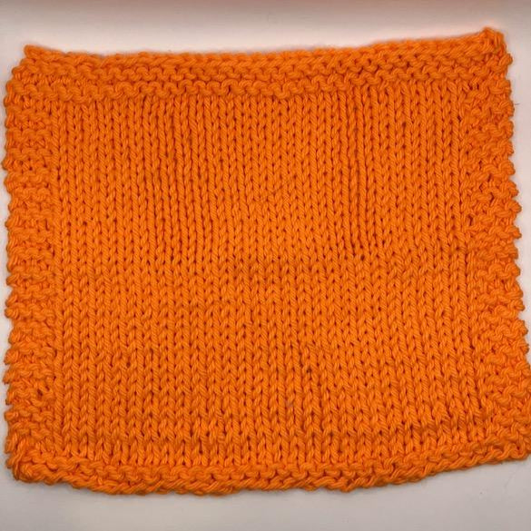 DISHCLOTH- ORANGE