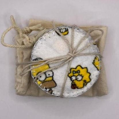 REUSABLE COTTON ROUNDS-SIMPSONS
