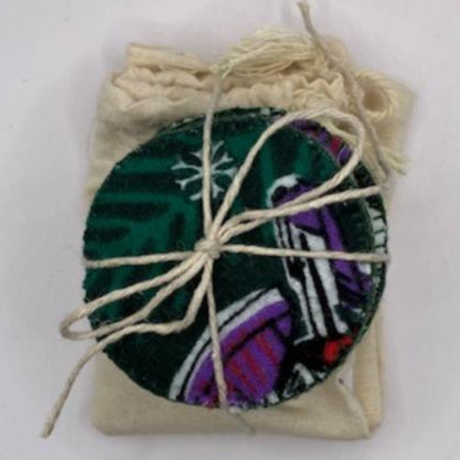 REUSABLE COTTON ROUNDS-CHRISTMAS STAR WARS SHIPS