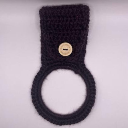 DARK PURPLE TOWEL HANGER