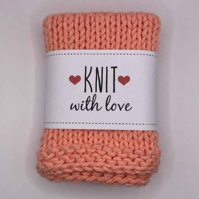 DISHCLOTH- PEACH