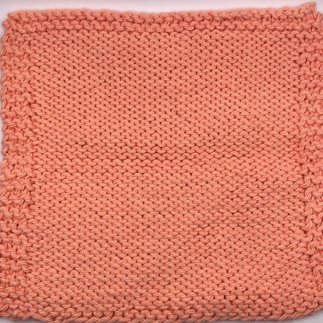 DISHCLOTH- PEACH