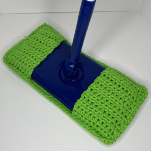 REUSABLE DUST MOP COVER- LIME GREEN
